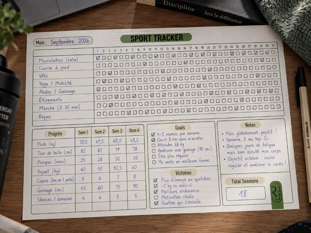 Exemple tracker sport
